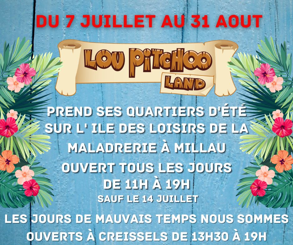 Vacances d’été du 07 juillet au 31 aout